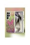 غطاء حماية لهاتف سامسونج جالاكسي S24 ألترا بنمط مرآة شفرية - نمط 1 - 2