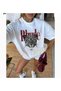 Women's Printed Oversize T-Shirt - 3