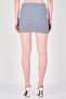 Women Stripe Mini Skirts, Multicolor - 3
