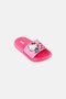 Toddlers Girl Hello Kitty Slip On Slides, Pink