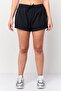 Women Solid Basic Shorts, Black