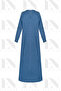 26244 Women's Denim Dress Modern Long Relaxed Fit - 3