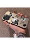 Minimalist Black Star Case Compatible with iPhone 16 Pro, Durable Protective Case for Everyday Use