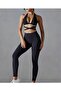 Triangle-Breasted Waist and Neck Tie Leggings Set