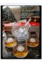 Nova Keyf Set 8 Pieces 1 Ice Bucket 1 Ice Tongs 1 Nova Short Cup 315 Cc
