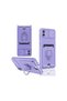 Samsung Galaxy A06 Case Zuma Silicone with Business Card and Ring - Lilac