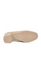 Beige Genuine Leather Women's Heeled Shoes - 5