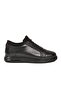Black Genuine Leather (Large Size) Men's Casual Shoes
