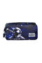 Leather Printed Cool Astronaut Men's School Bag Thermal Lunch Bag and Leather Pen Holder 3-Piece Set - 8