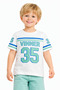 Boy's T-Shirt Shorts Set Summer Cotton - 3