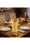 ®   Open Cylindrical Crystal Drop Model Led Table Lamp – Gold Base, Touch-Sensitive, 3 Colors I - 2