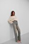 Trend Special Design High Waist Washed Tint Effect Wide Leg Denim Jean Pants-Wide Leg Denim - 5