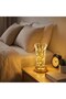 ®   Open Cylindrical Crystal Gold Powder Model Led Table Lamp – Gold Base, Touch Control, 3 Re - 3