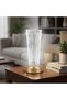 ®   Cylindrical Crystal Point Model Led Table Lamp – Gold Base, Touch Control, 3 Color Lights m - 2