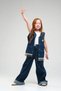 Nov7 1029 Girls' Denim Vest - 2