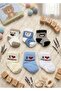 6 Pairs of Cotton Baby Socks Set + First Step Shoes as a Gift - 5