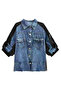 Retro Patchwork Denim Jacket - 2