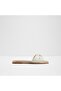 Alamassi Womens White Sandals