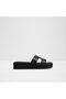 Anayelie Womens Black Sandals