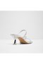 Avelinne Womens Silver Sandals - 2