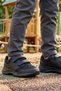 Deexter Children's Sports Shoes with Double Velcro for All-Day Comfort – Black - 3