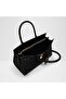 Jackietote Womens Black Satchel - 3
