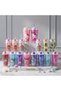 Cute Cartoon Character Illuminated Straw, Sequined and Beaded Gift Thermos Water Bottle Cup 400 ml - 9