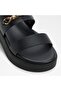 Halamaever Womens Black Sandals - 5