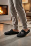 16611 Men's Winter Removable Felt Sole Home Carpet Slippers