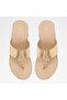 Penelopy Womens Gold Sandals - 6