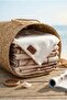 Beach Towel 70X150 cm Retro Island Beige – Soft Textured, Water Absorbent, Digital Printed Beach Towel - 7