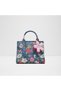 Floralbloom Womens Blue Satchel