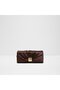 Nooreluxe Womens Brown Clutch