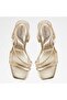 Atlanticus Womens Gold Sandals - 6
