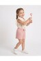 Girl's Summer Muslin Crop Top and Shorts Set, 2-Piece, 2-3-4-5-6 Years Old, Festive Stylish Muslin Set