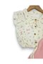Girl's Summer Muslin Crop Top and Shorts Set, 2-Piece, 2-3-4-5-6 Years Old, Festive Stylish Muslin Set - 3