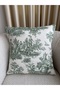 Green Vintage Style Cushion Cover