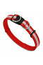 Reflective Dog Collar with Clip, Adjustable Double D-Rings, Night Visibility (S-L) - 2