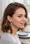 Stainless Steel Silver Color Large Hoop Earrings - Tarnish Resistant Minimalist Earrings - 2