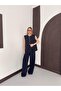 Half Button Design Vest and Trousers Two-Piece Set - 7