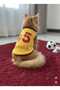 Cat and Dog Jersey with Name and Number That Can Be Written in Red on Yellow or Yellow on Red