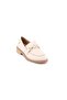2411515Y Women's Genuine Leather Buckle Loafer Shoes - 2