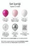 Fuchsia Pink Balloon Set 20 Pieces Girls Birthday Party Decoration - 2