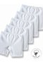 100% Cotton Girls' White Boxer Set of 5 / Underpants / Underwear