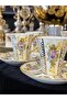 6-Piece 24K Original Gold Gilt Special Design Hand Painted Coffee Cup Set (Mdl19) - 6