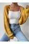 Knitwear Knitted Raglan Sleeve Bolero Cardigan Korean Style 4 Seasons