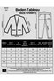 Unlined Atlas Fabric Jacket Pants Set Original Visual Top 58cm Pants 84 cm - 2