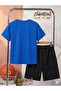 Spider Spider Visual Printed Top and Shorts/T-Shirt Summer Children's Two-Piece Set - 2