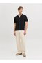 Men's Black Jjegeorge Knıt Shirt Ss Sn Polo T-Shirt 12288253-Black - 2