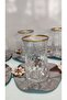 Tea Set Golden Style Zoe Floral Tea Set for 6 Persons